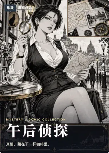 午后侦探漫画封面