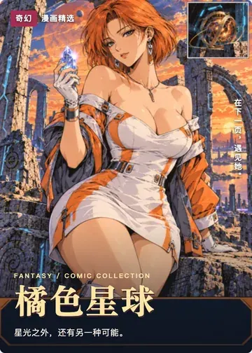 橘色星球漫画封面