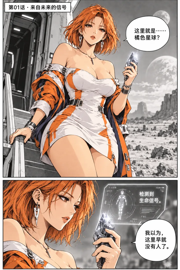 橘色星球第01话漫画开篇